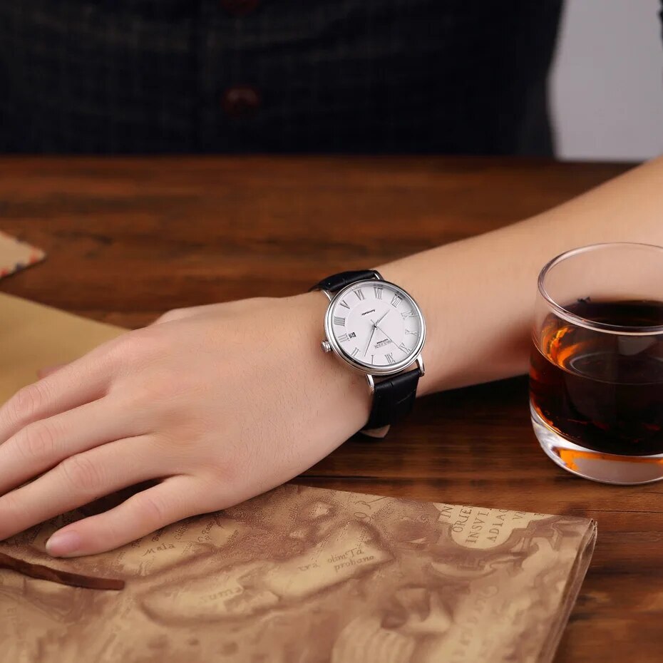 9015 Automatic Mechanical Men Watch 2019 Hot Wrist Brand Luxury Sapphire glass Wristwatch Clock Relogio Masculino 7002