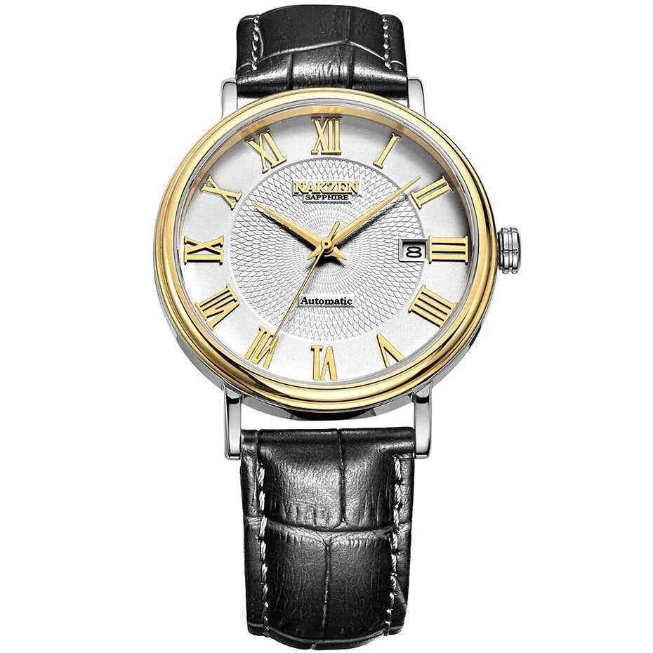 9015 Automatic Mechanical Men Watch 2019 Hot Wrist Brand Luxury Sapphire glass Wristwatch Clock Relogio Masculino 7002