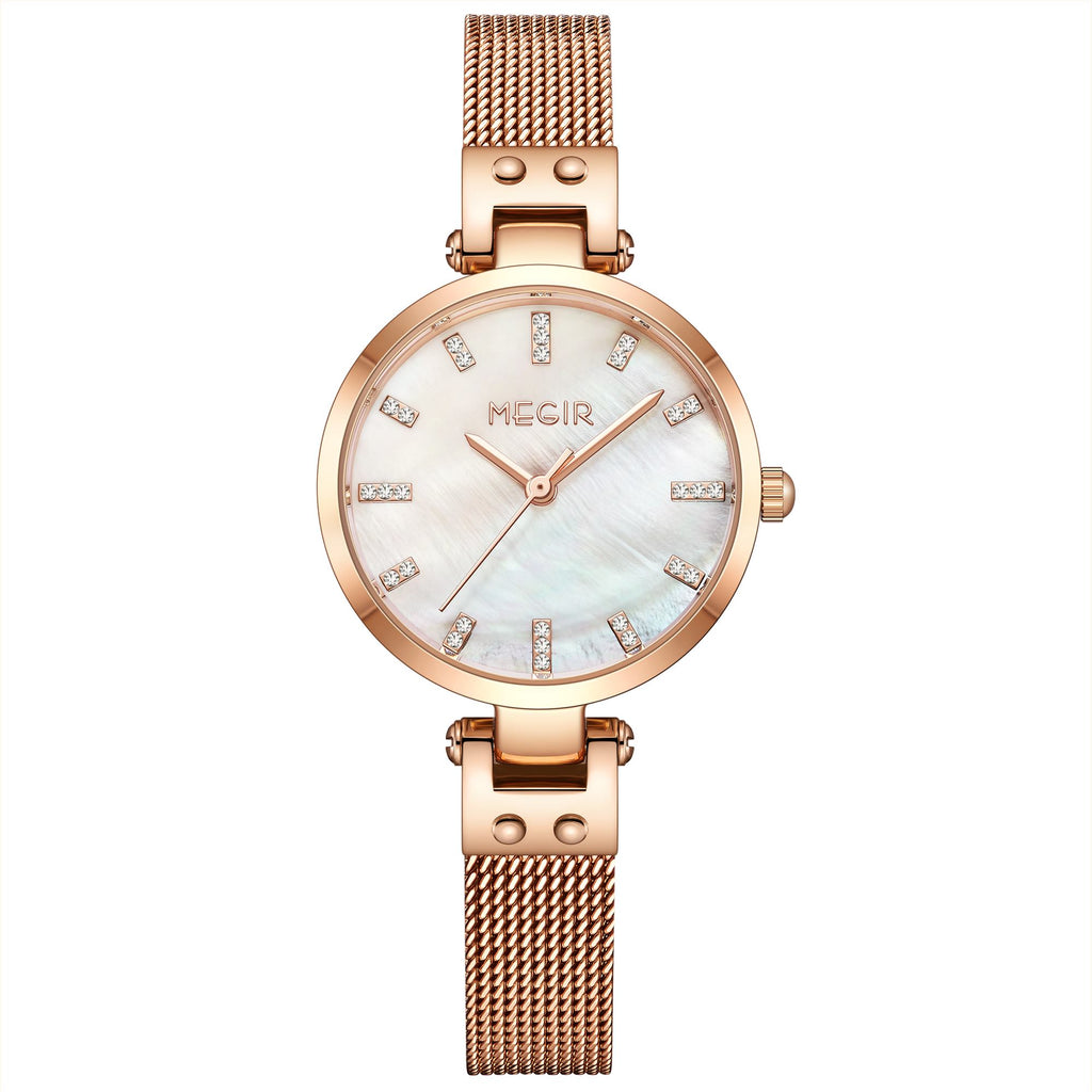 MEGIR Watches for Women Top Brand Fashion Ladies Wristwatch Waterproof Female Quartz Luxury Watch Montre Femme 7025-12
