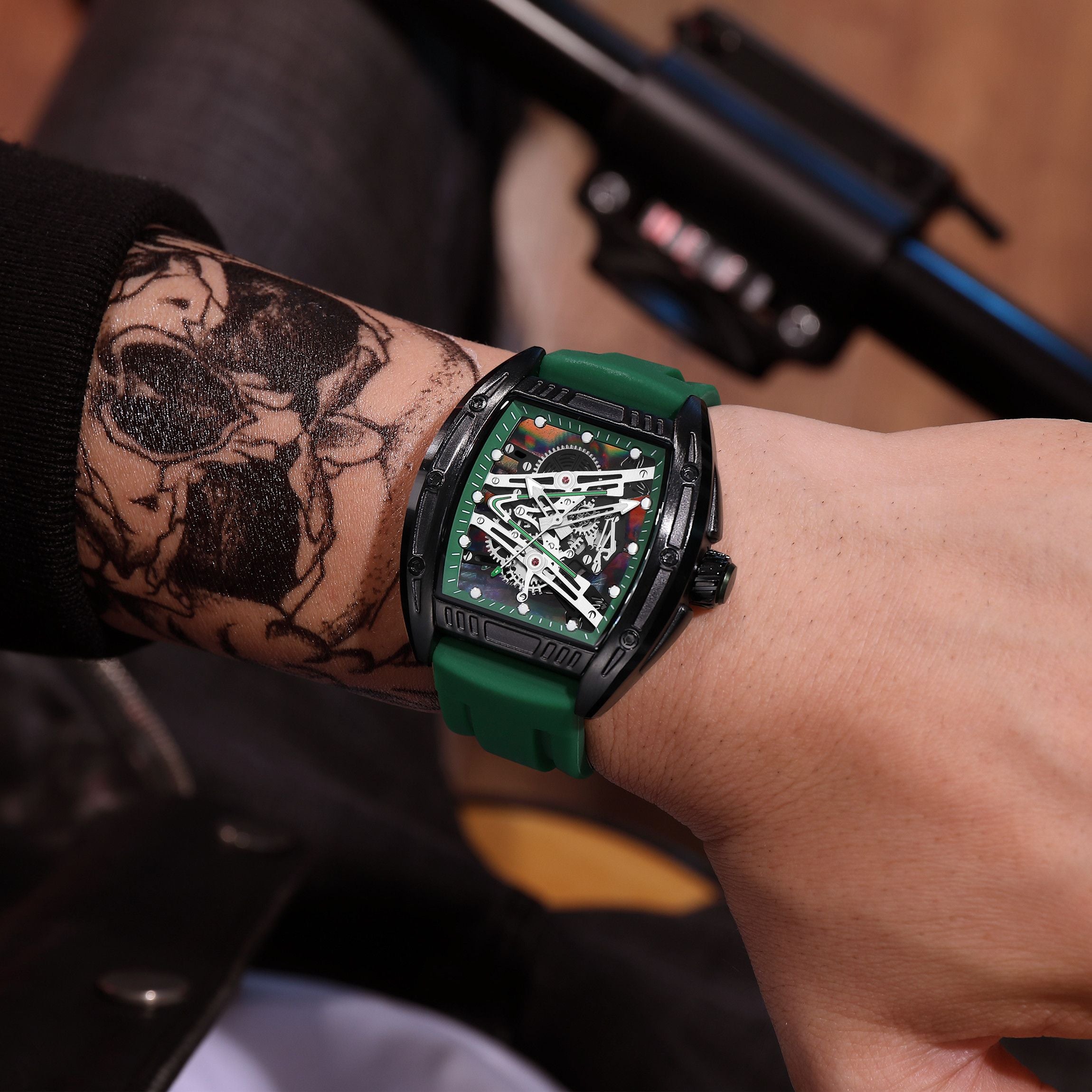 RUIMAS Fashion Military Quartz Watches Men Luxury Casual Sport Wrist Watches Waterproof Luminous Clock Large Dial Reloj Hombre 338-5